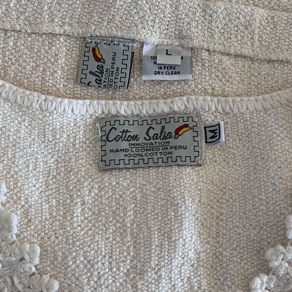 Vintage Cotton Salsa Crochet Knit Skirt Set - Picture 8 of 9